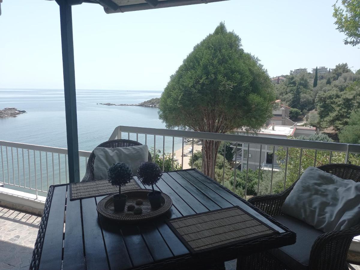 Апартаменты Balcony By The Sea Палеон-Цифликион Экстерьер фото