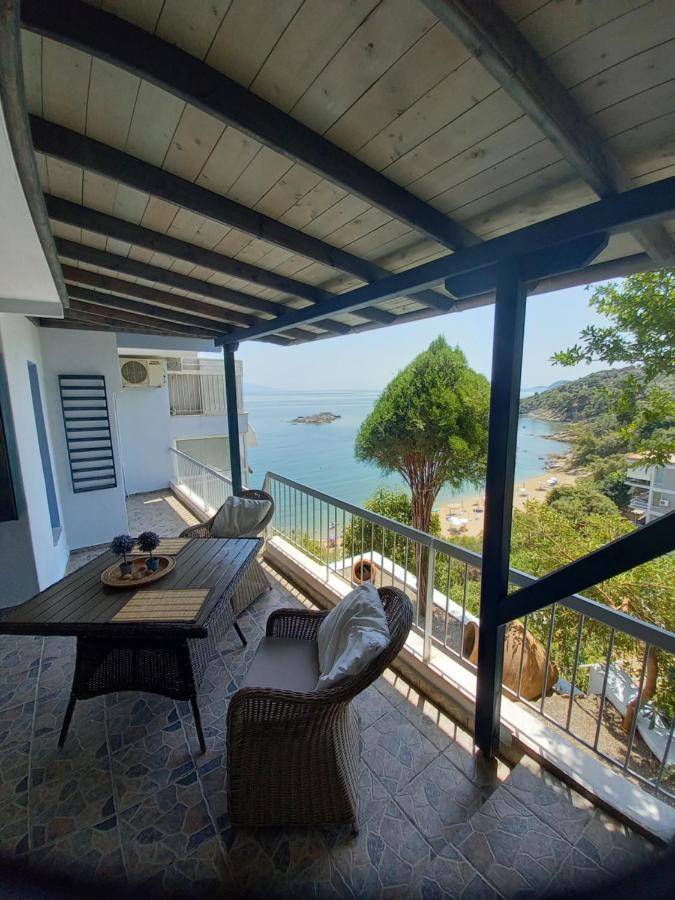 Апартаменты Balcony By The Sea Палеон-Цифликион Экстерьер фото